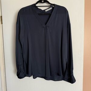 Vince Navy Blue Relaxed Blouse